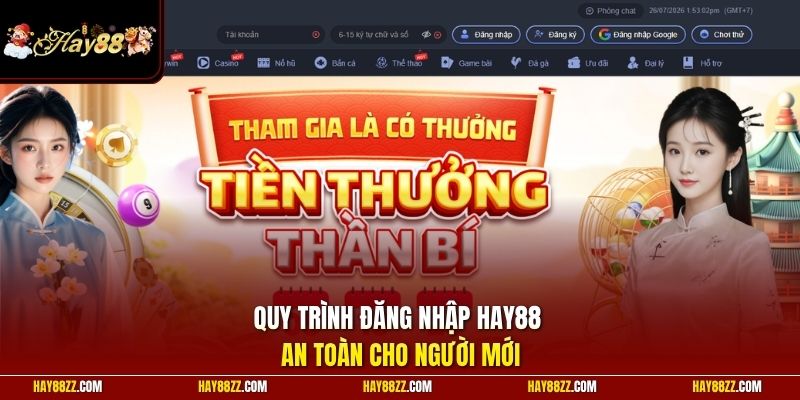 Quy trình đăng nhập HAY88 an toàn cho người mới